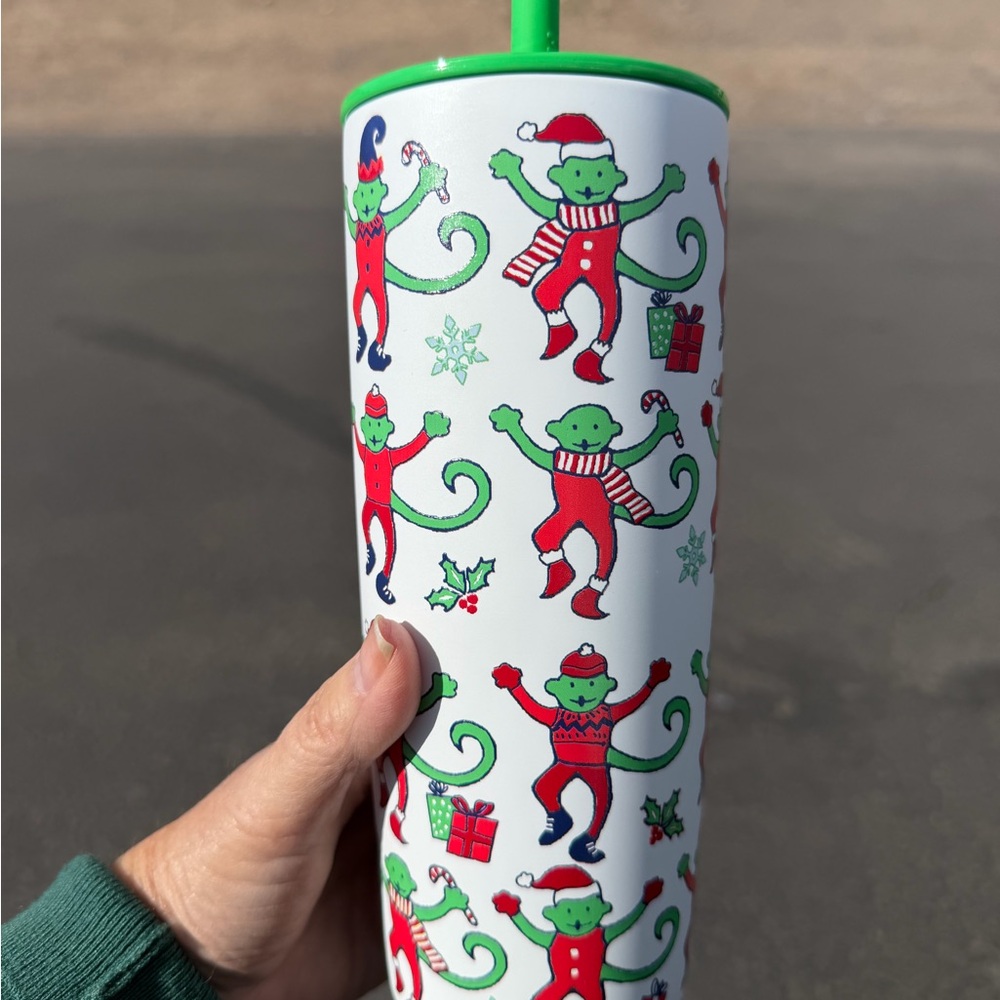 Roller Rabbit Starbucks 🎄2025 Christmas MAS stainless steel tumbler 24oz🎄